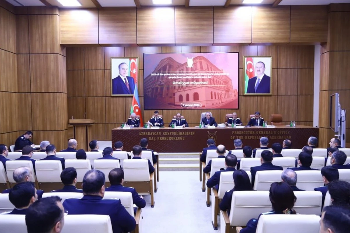 Baş Prokurorluqda əməliyyat müşavirəsi keçirilib - FOTO