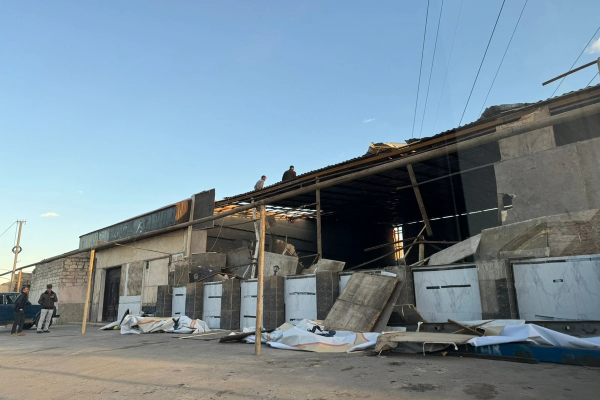 Nazirlik daha bir ərazidə qanunsuz tikililəri sökdü - FOTO/VİDEO