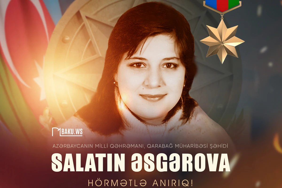 Azərbaycanın ilk şəhid qadın jurnalisti Salatın Əsgərovanın anım günüdür