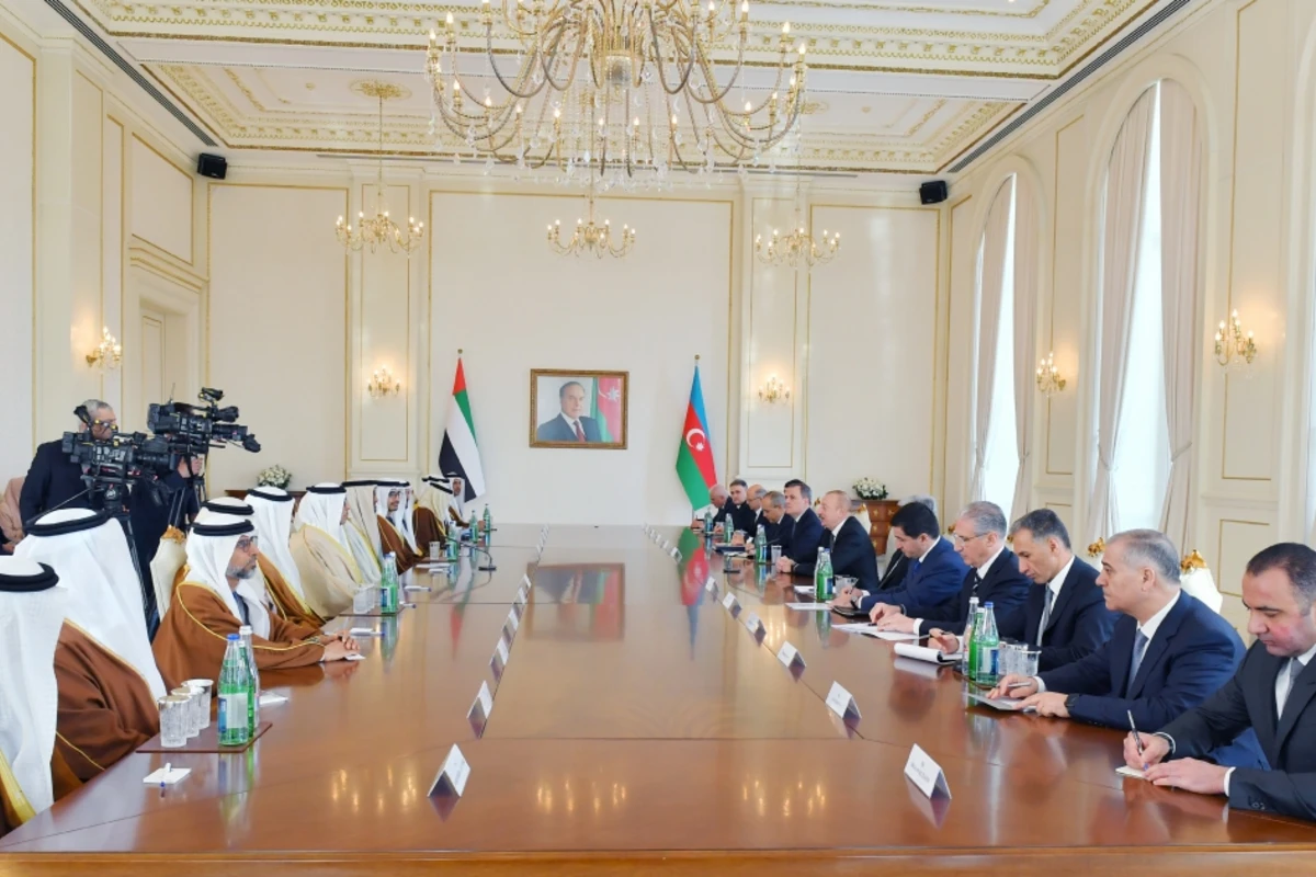 Состоялась встреча президентов Азербайджана и ОАЭ в расширенном составе - ОБНОВЛЕНО + ФОТО