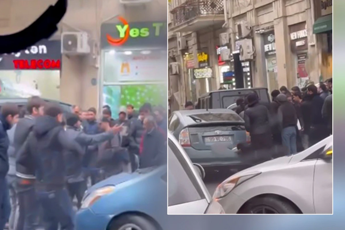 Bakıda Gelandewagenlə Prius toqquşdu - VİDEO Bakıda Gelandewagenlə Prius toqquşdu - VİDEO
