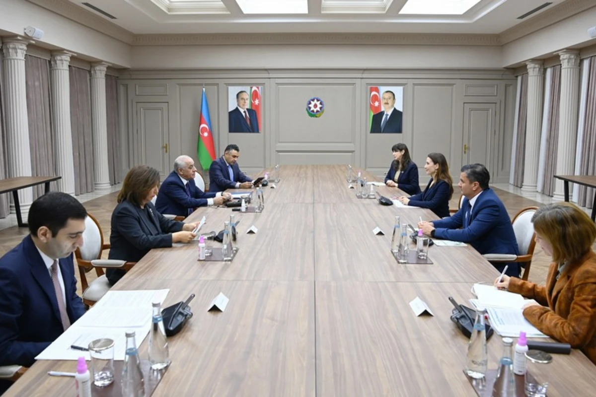 Baş nazir UNICEF-in Avropa və Mərkəzi Asiya üzrə regional direktoru ilə görüşüb