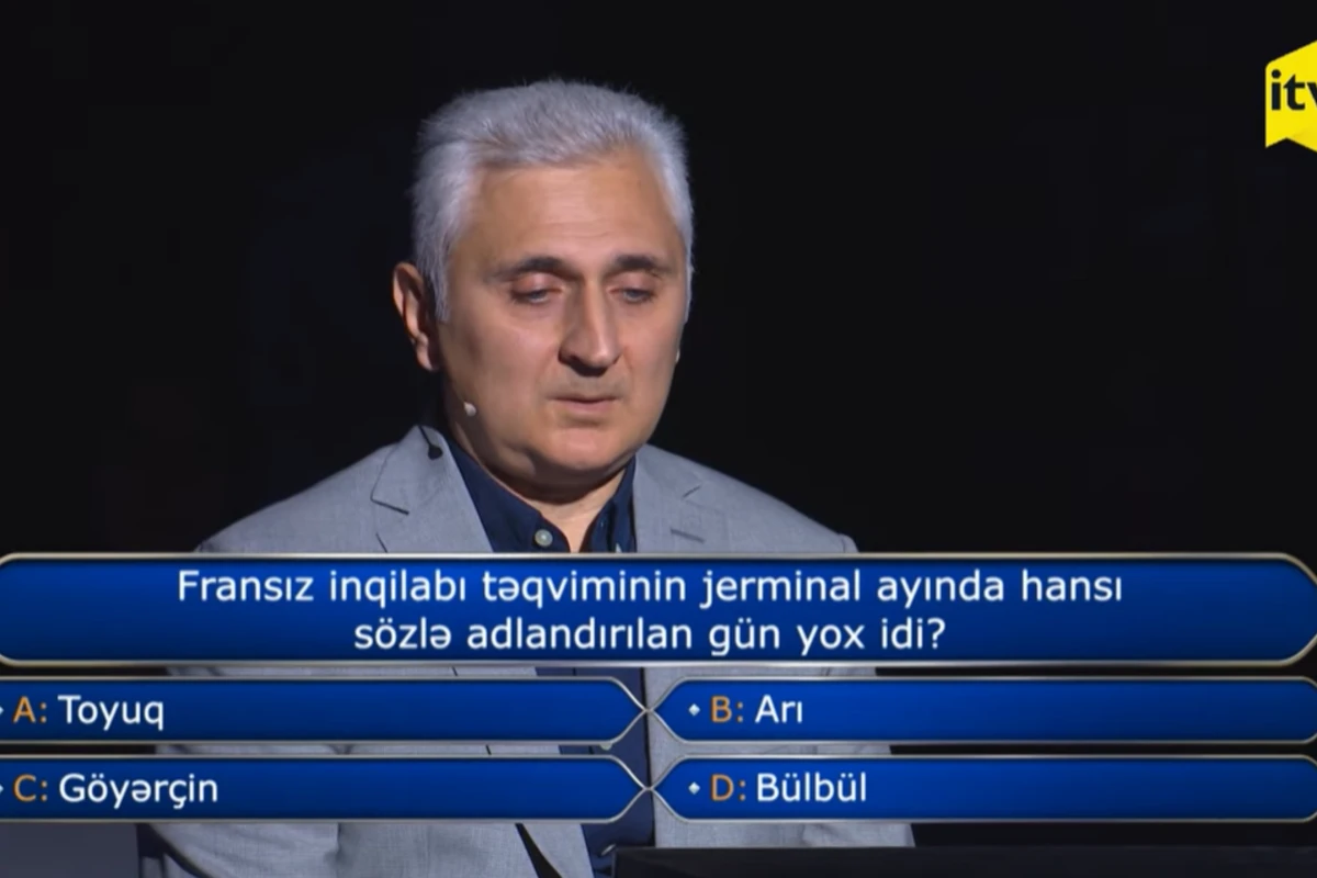 “Milyonçu” şousunda ilk dəfə 100 min manatlıq sual - VİDEO