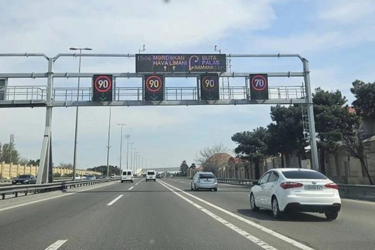 Hava Limanı yolu və Heydər Əliyev prospektində sürət həddi əvvəlki vəziyyətinə qaytarılıb Hava Limanı yolu və Heydər Əliyev prospektində sürət həddi əvvəlki vəziyyətinə qaytarılıb