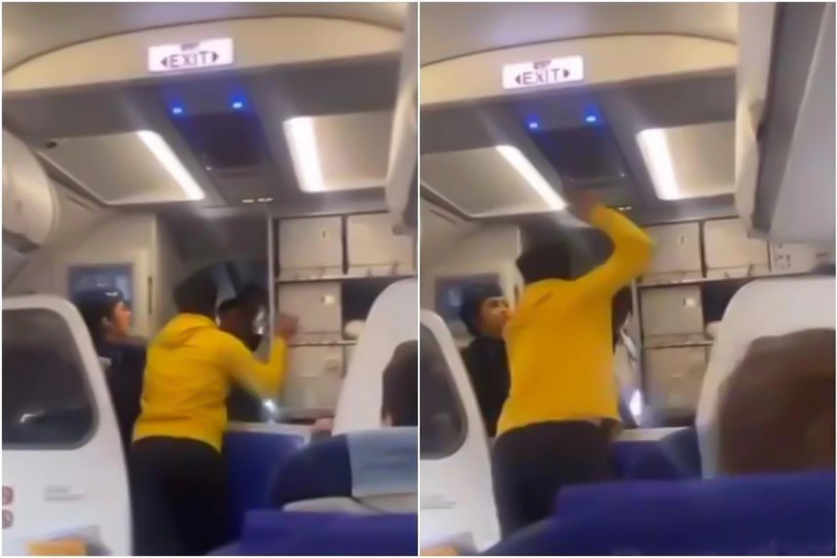 Uçuş gecikdiyi üçün sərnişin pilota hücum etdi - ANBAAN VİDEO Uçuş gecikdiyi üçün sərnişin pilota hücum etdi - ANBAAN VİDEO