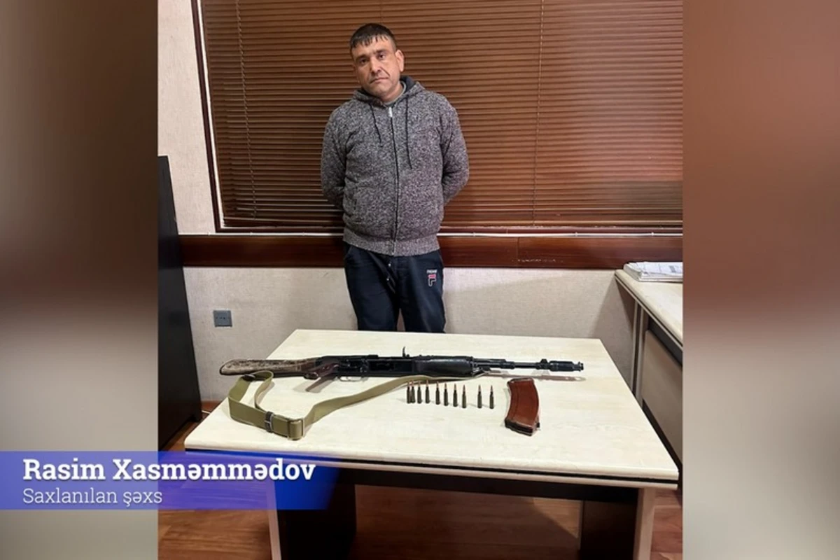 Tapdığı avtomatı polisə təhvil verməyən Abşeron sakini saxlanılıb - FOTO/VİDEO