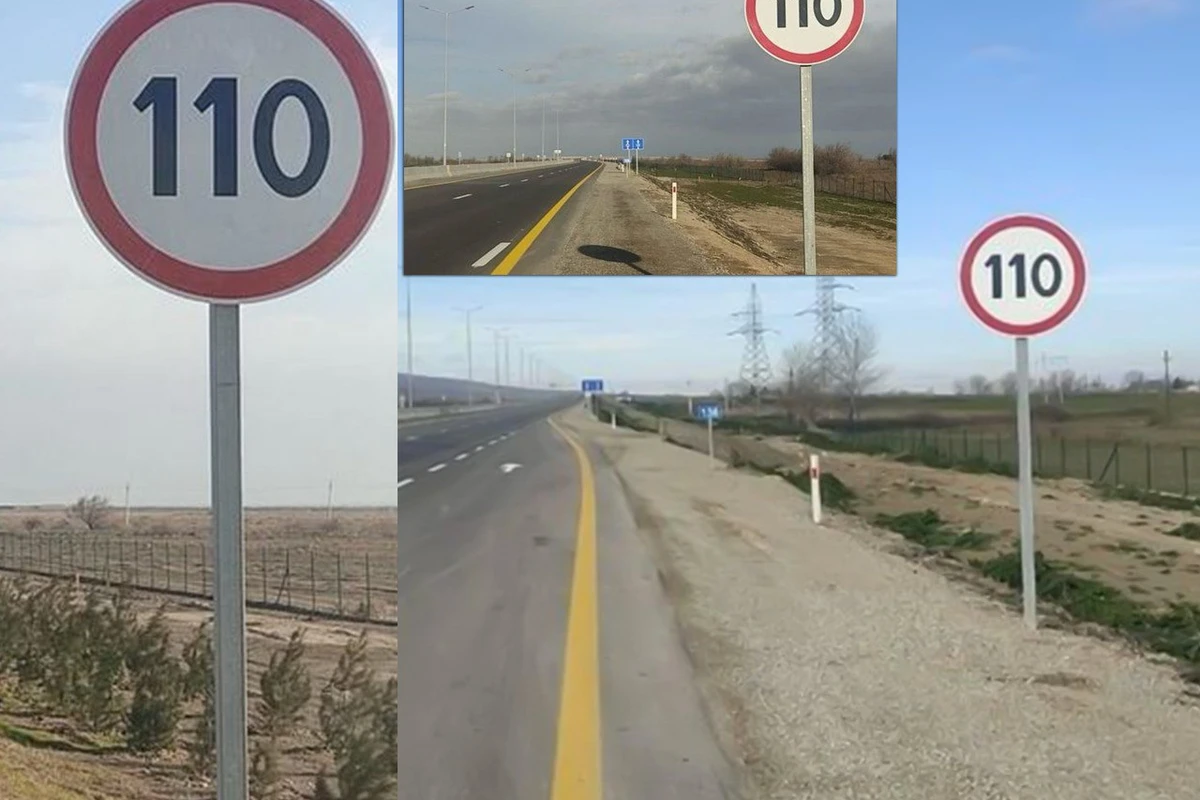 Ödənişli yola sürət nişanı qoyuldu: Radar da quraşdırılacaq - FOTO