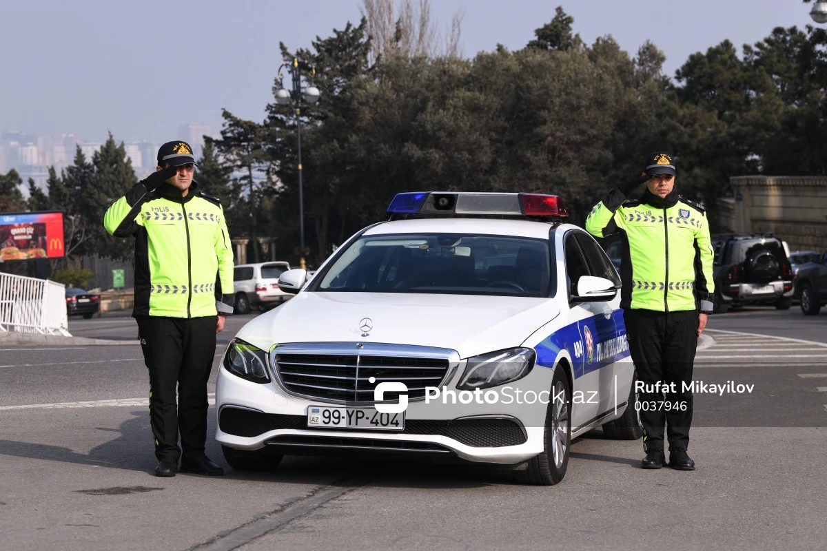 Дорожная полиция Баку: В связи с 20 Января на ряде улиц будет ограничено движение транспорта