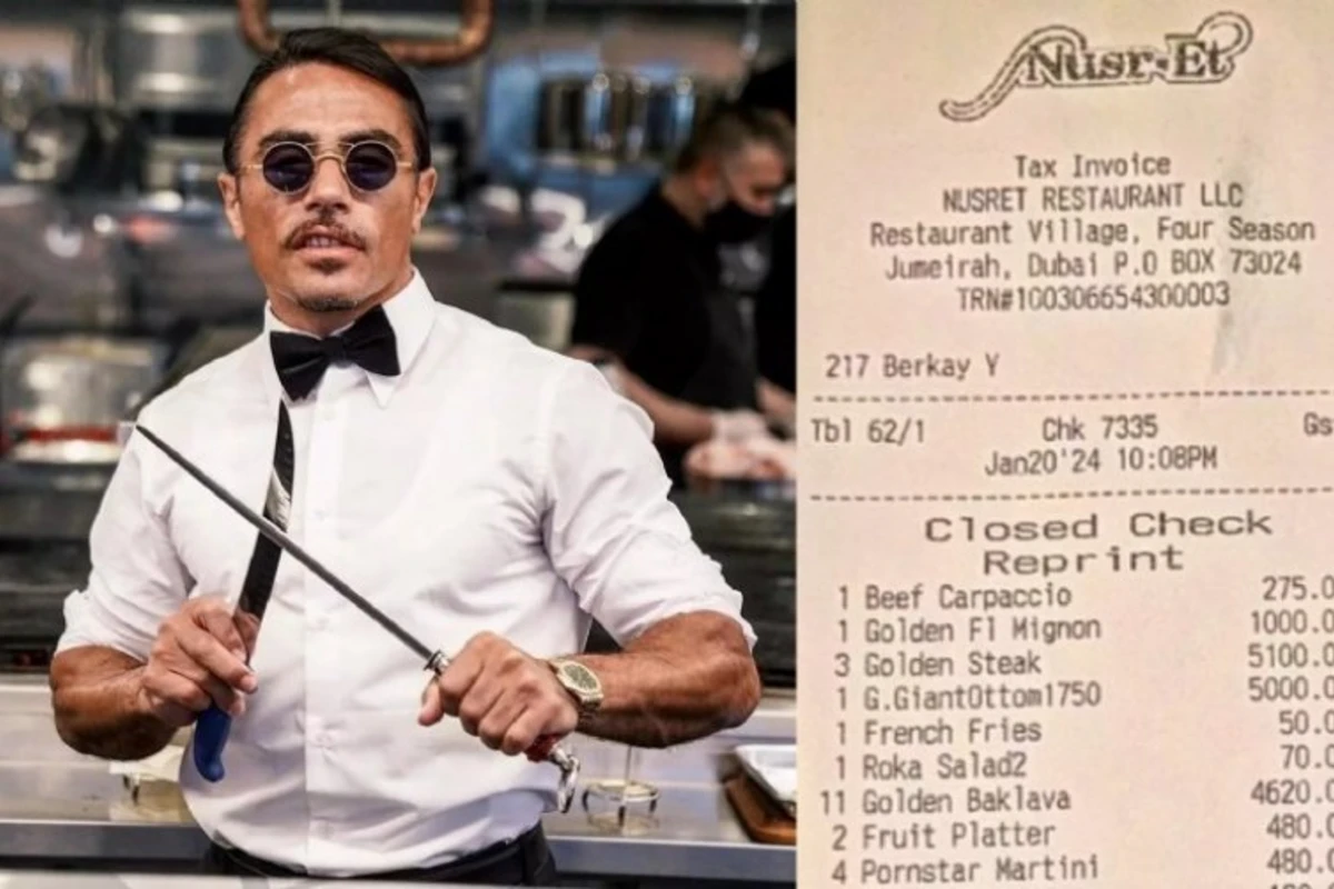 Nüsrət Dubaydakı restoranında naharın hesabını paylaşdı, izləyicilər şoka düşdü - FOTO