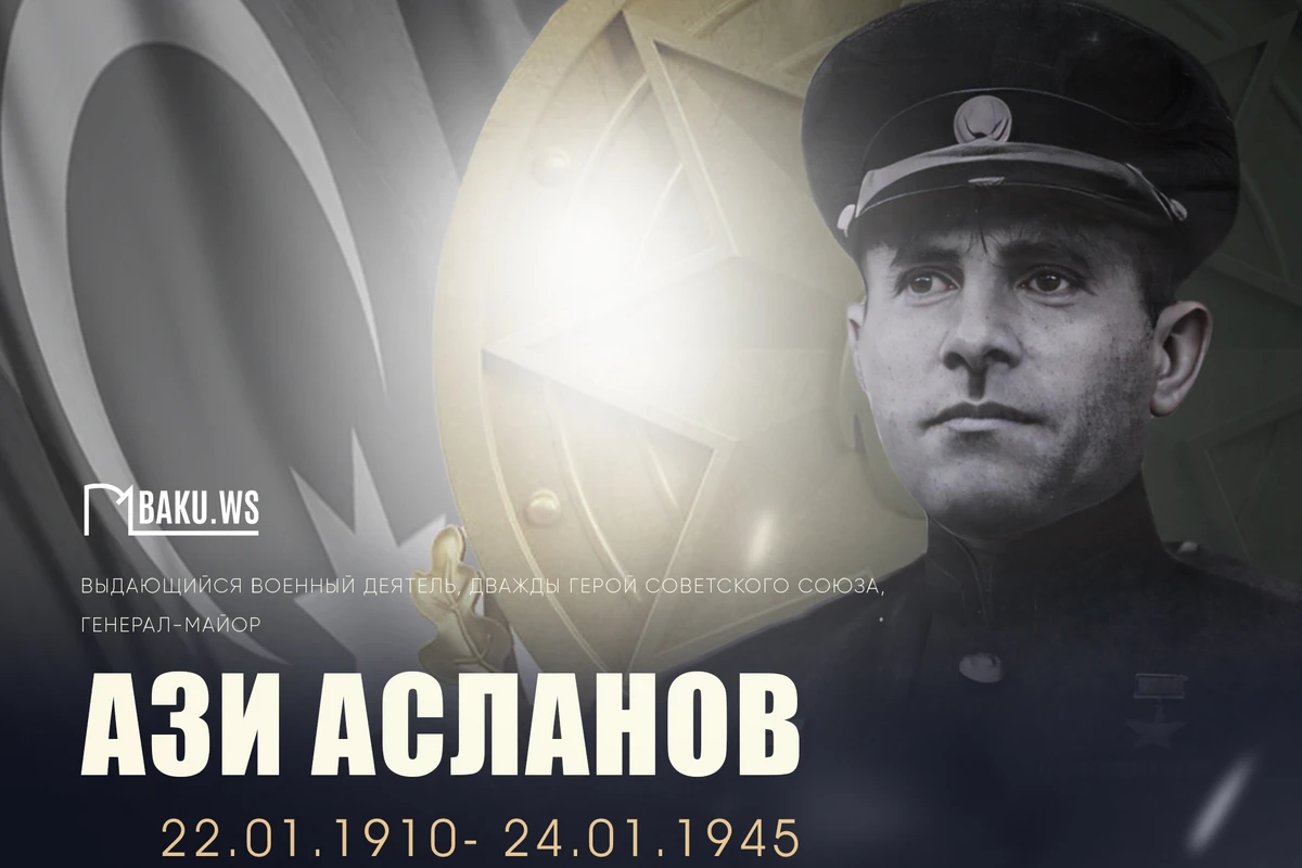 114 лет назад родился генерал-майор Ази Асланов