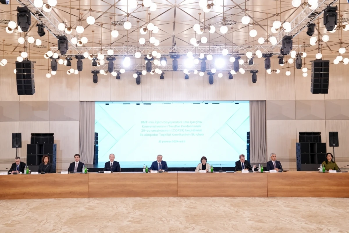 Состоялось первое заседание оргкомитета CОР29 - ФОТО