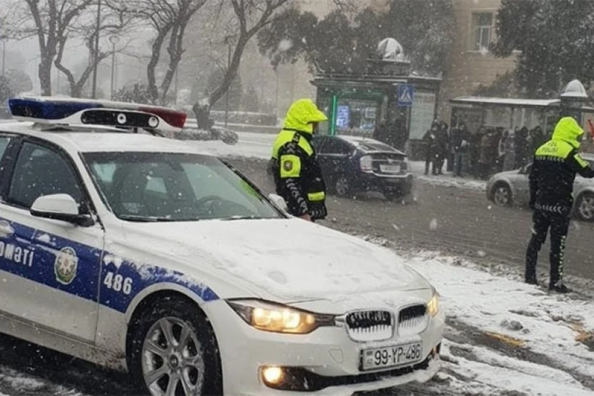 DYP hava şəraiti ilə bağlı sürücülərə MÜRACİƏT ETDİ