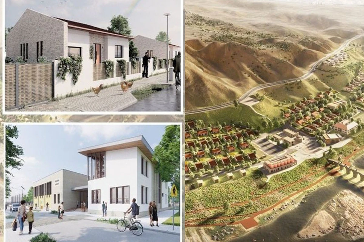 Cəbrayılın Xudafərin qəsəbəsinin gələcək görüntüsü - FOTO