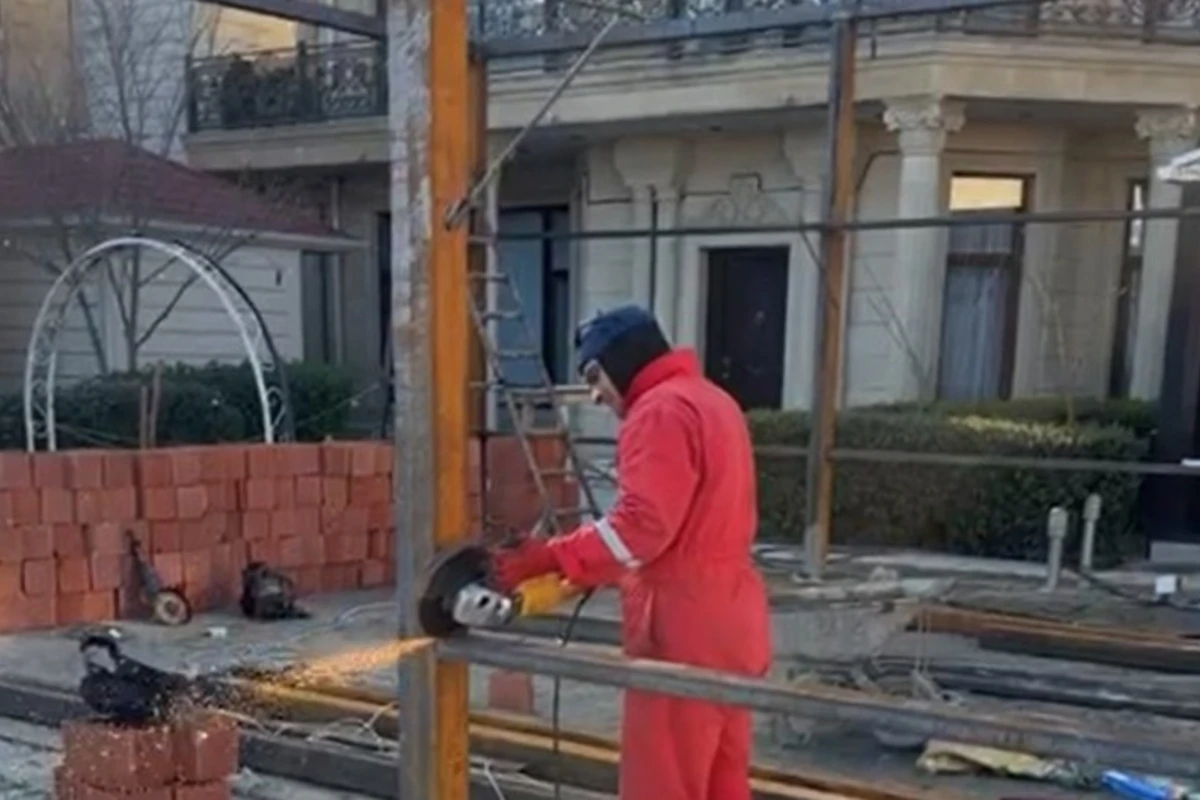 Otelin ərazisində qanunsuz tikinti işlərinin qarşısı alınıb - FOTO/VİDEO