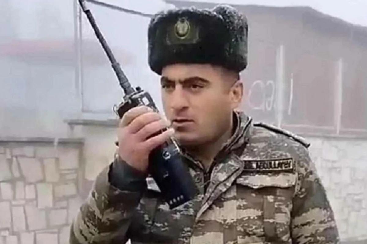 Qətlə yetirilən mayorun  FOTOsu