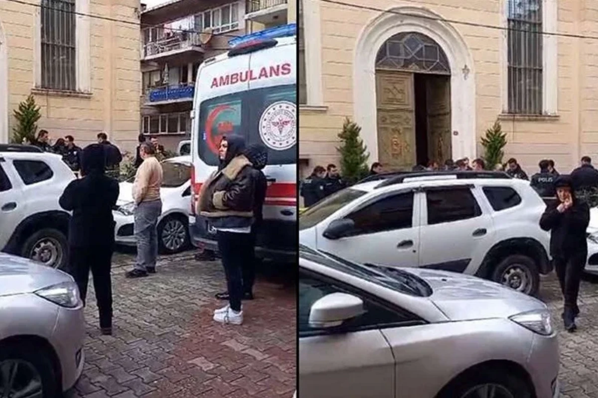 Türkiyədə kilsəyə silahlı hücum olub, ölən var - VİDEO