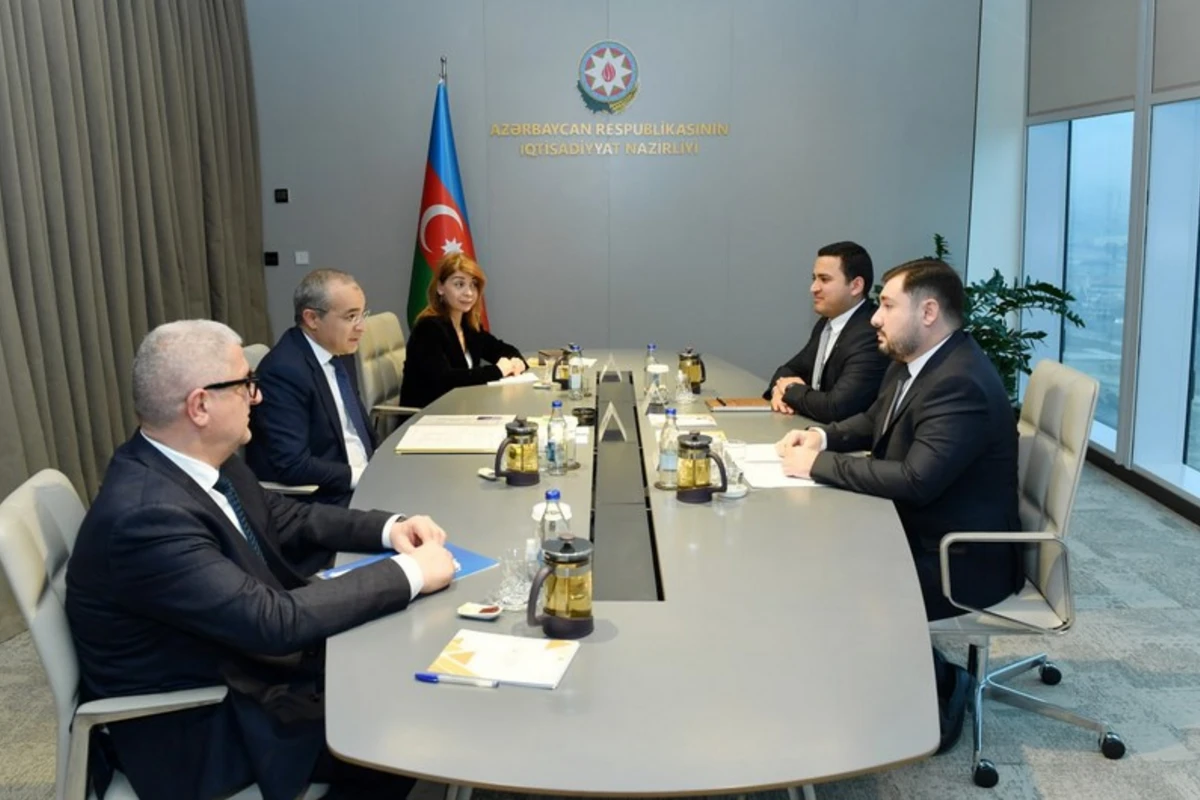 İqtisadiyyat naziri “Yüksəliş” müsabiqəsinin qalibləri ilə görüşüb - FOTO
