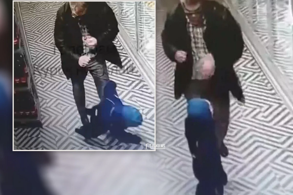 Мужчина c размаху ударил ребенка кулаком в лицо в супермаркете - ВИДЕО