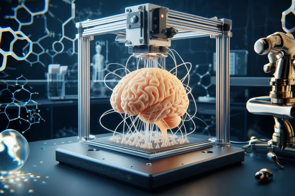 Ученые впервые напечатали работающую ткань мозга на 3D-принтере