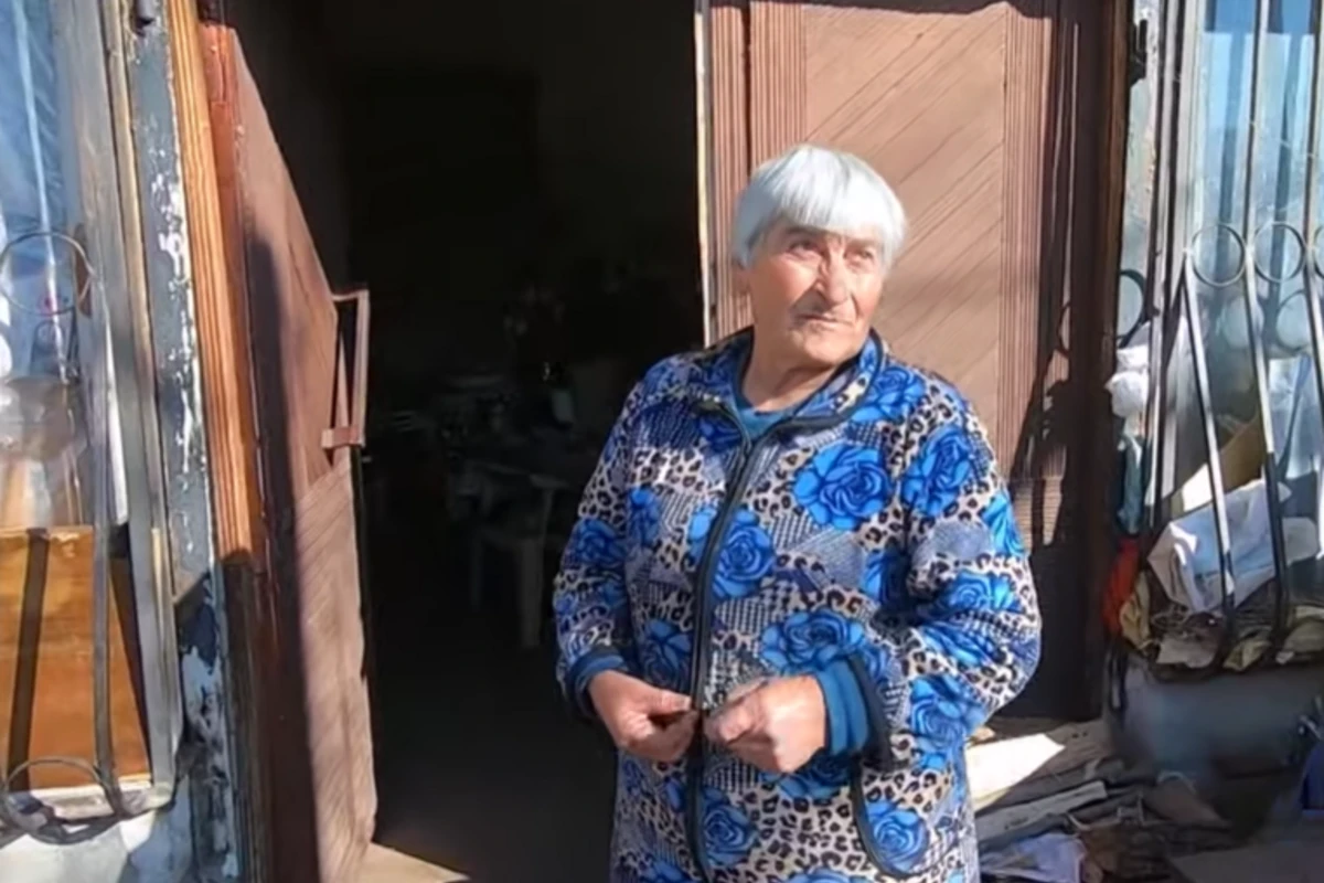 70 yaşlı erməni qadın Arayik Arutyunyanın unu gizlətməyindən DANIŞDI - VİDEO