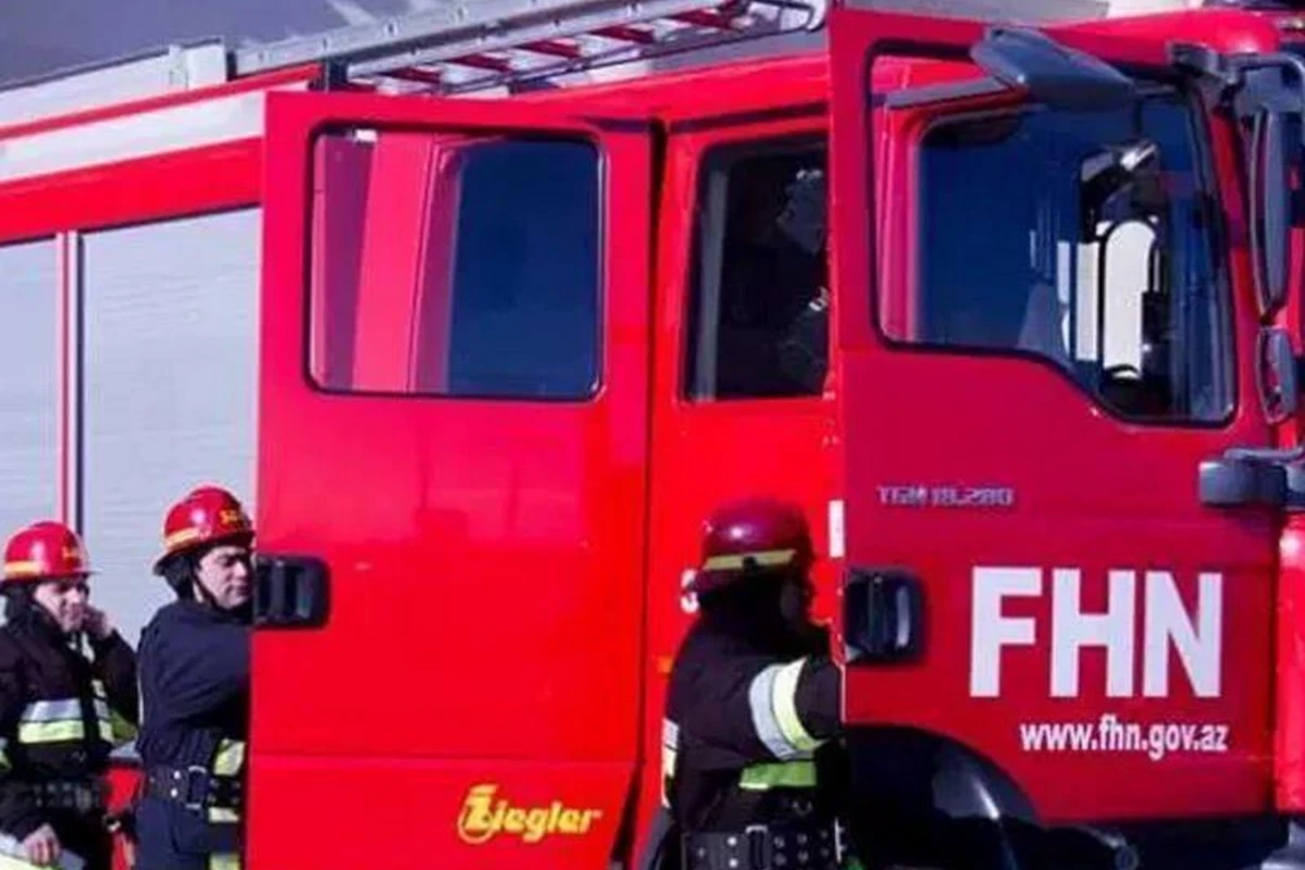 Bakıda yaşayış binasında yanğın olub