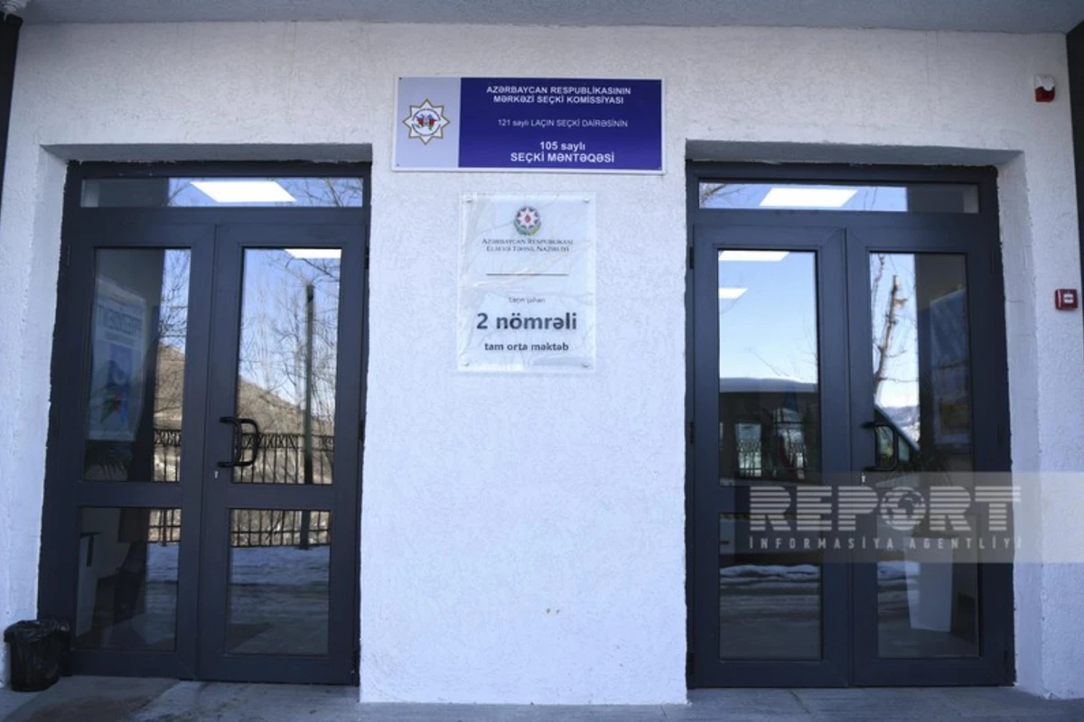В Лачыне на 5 участках проходит голосование в связи с президентскими выборами - ФОТО