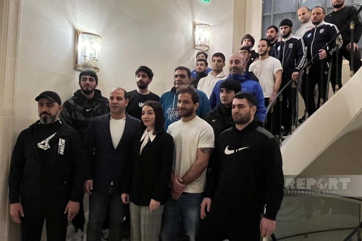 Cüdo üzrə Azərbaycan milli komandasının üzvləri Parisdə səs veriblər - FOTO/VİDEO