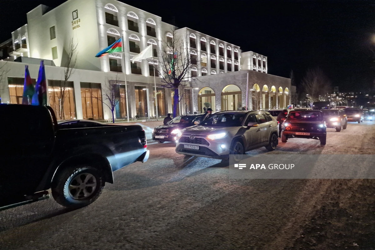 В городе Шуша проходит шествие - ФОТО