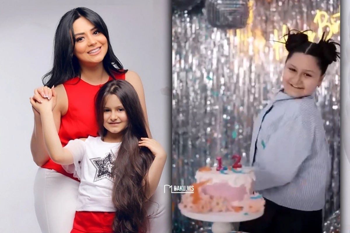 Vüsalə Əlizadədən 12 yaşlı qızına təbrik - FOTO/VİDEO