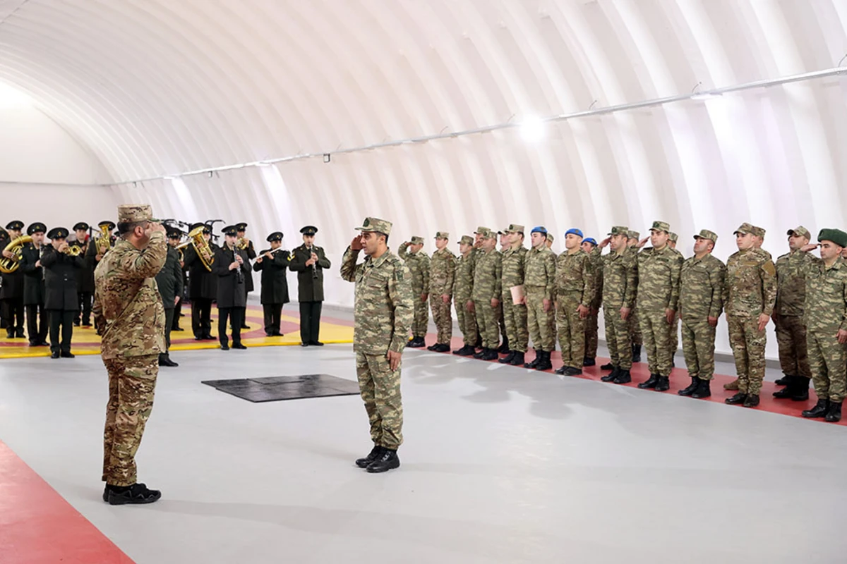 Quru Qoşunlarında daşqaldırma birinciliyi keçirilib - FOTO