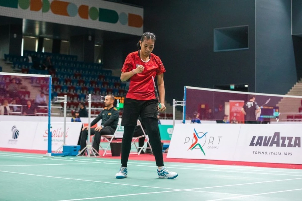 Daha bir badmintonçumuz Bakıdakı turnirin 1/4 finalında mübarizəni dayandırıb