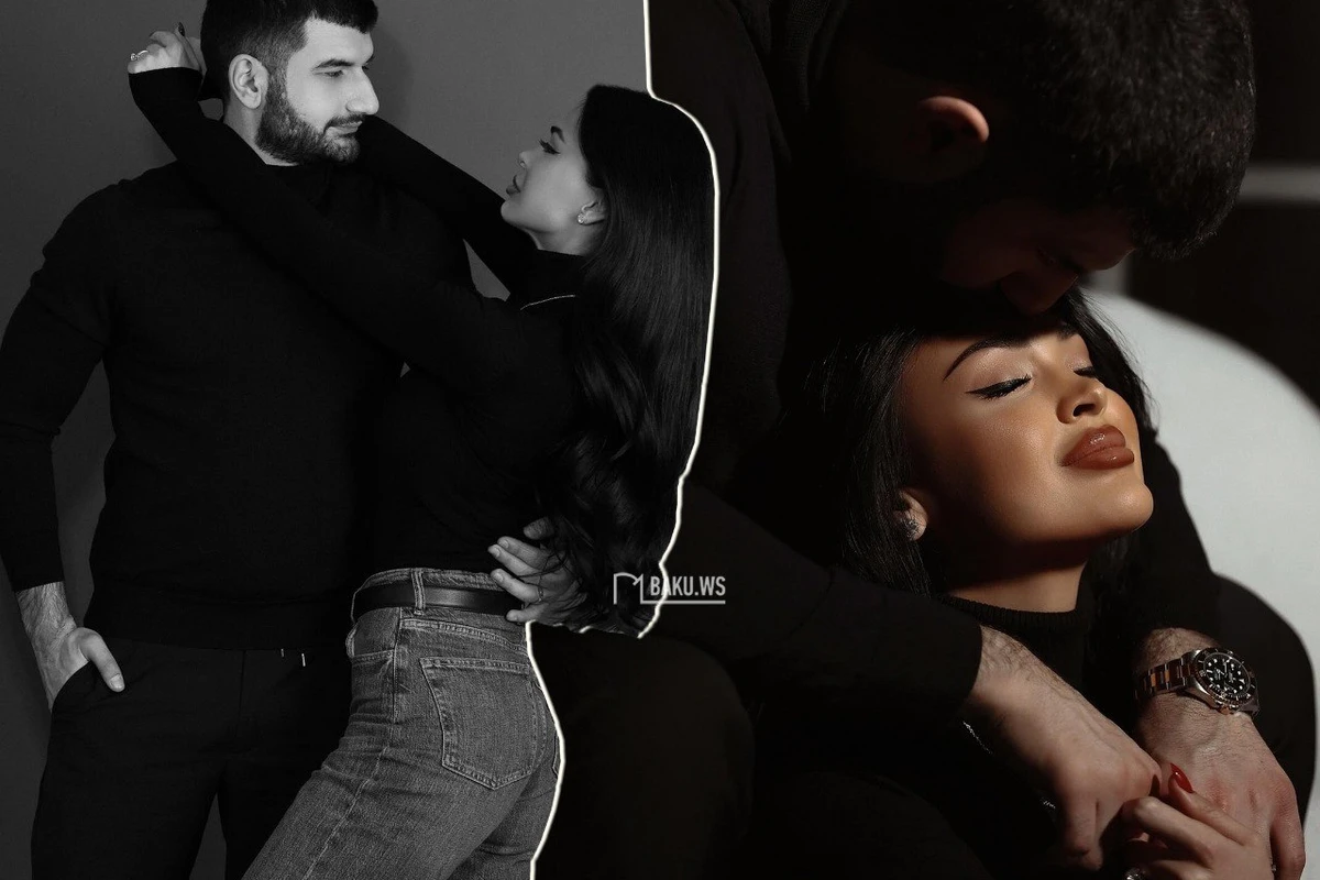 Azərbaycanlı modelin həyat yoldaşı ilə FOTOSESSİYASI