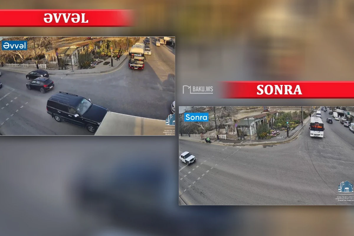 Bu yolda işıqforun faza vaxtı 7 saniyə artırıldı - VİDEO