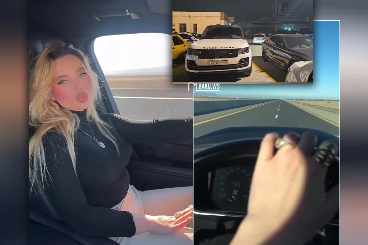 “Range Rover”i saatda 200-lə sürən qadın saxlanıldı - VİDEO