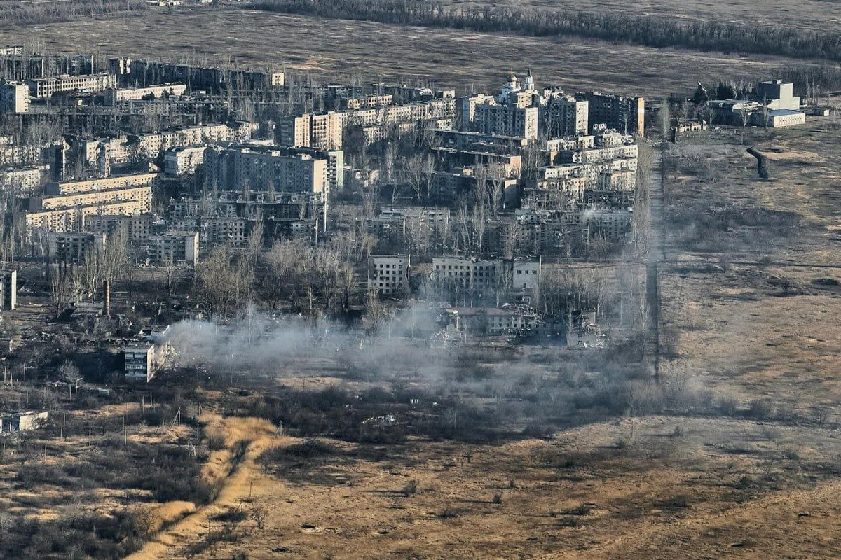 Şiddətli döyüşlərin getdiyi Avdeyevka şəhərindən GÖRÜNTÜLƏR - FOTO