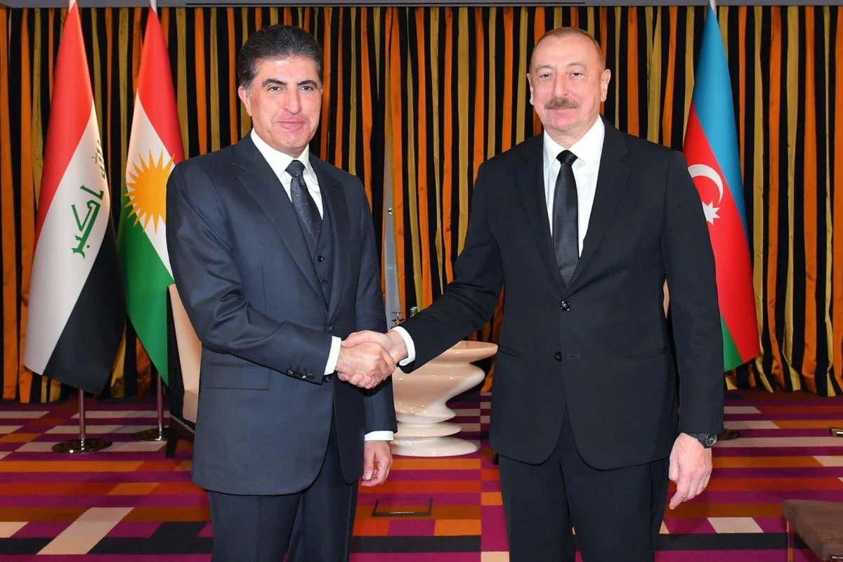 Münxendə Azərbaycan Prezidenti ilə İraq Kürdüstan Regionunun Başçısının görüşü olub - YENİLƏNİB - FOTO