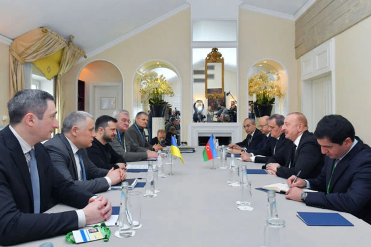 В Мюнхене состоялась встреча президентов Азербайджана и Украины - ФОТО