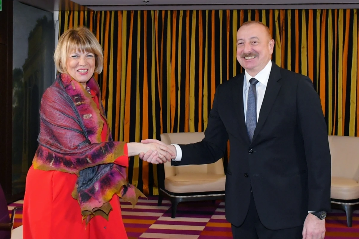Prezident İlham Əliyev və ATƏT-in Baş katibi Helqa-Mariya Şmid Münxendə görüşüblər - YENİLƏNİB - FOTO