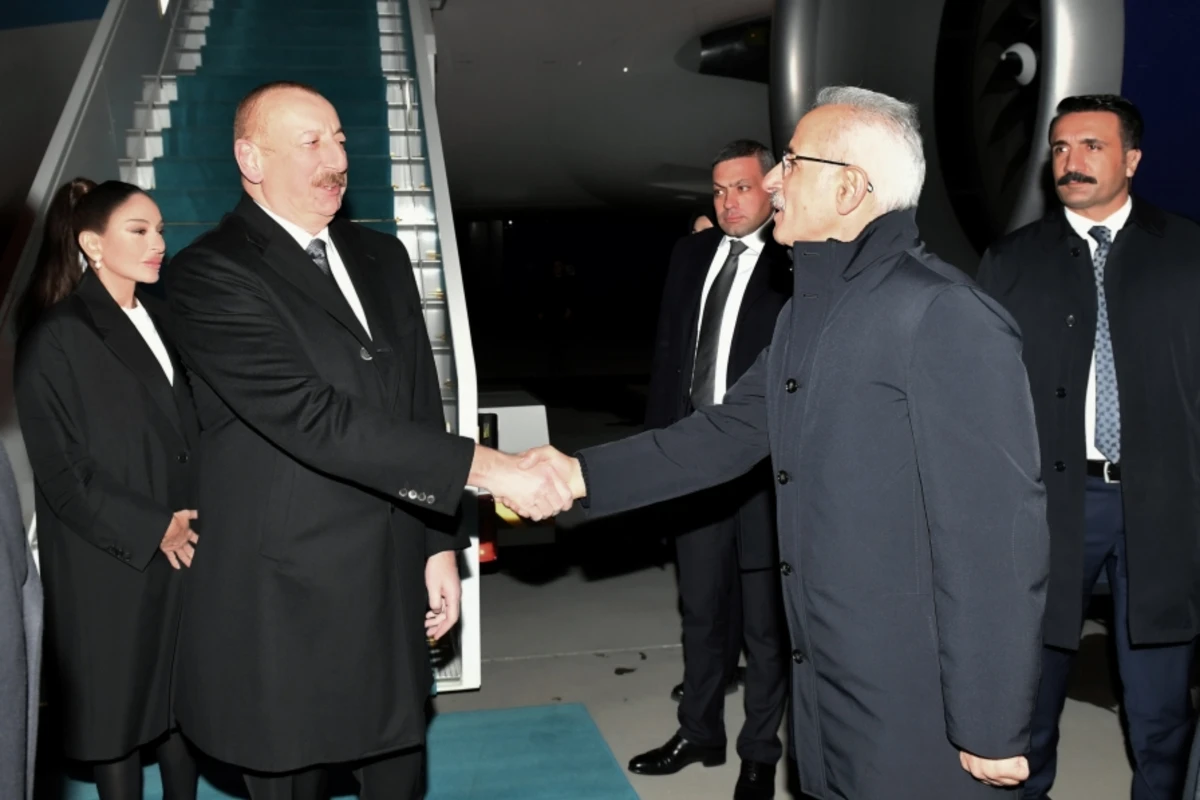 İlham Əliyev Türkiyəyə rəsmi səfərə gedib