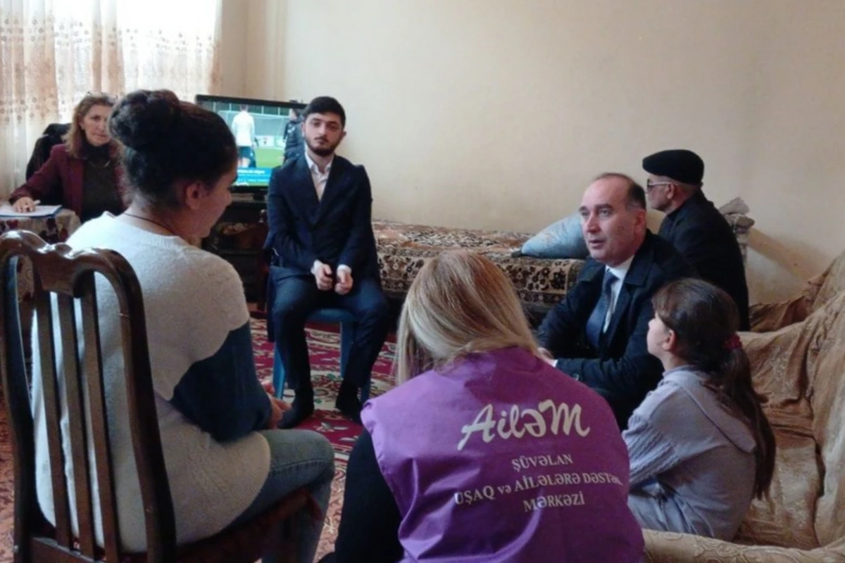 Dövlət Komitəsi atasının zorakılığa məruz qoyduğu azyaşlıya və ailəsinə baş çəkib