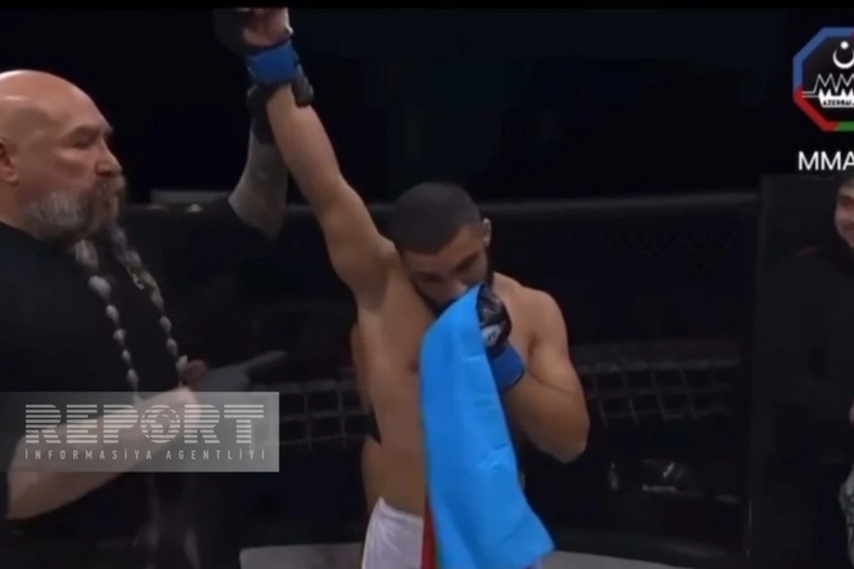 Azərbaycanlı MMA döyüşçüsü ABŞ-də tanınmış idmançını məğlub edib - FOTO/VİDEO