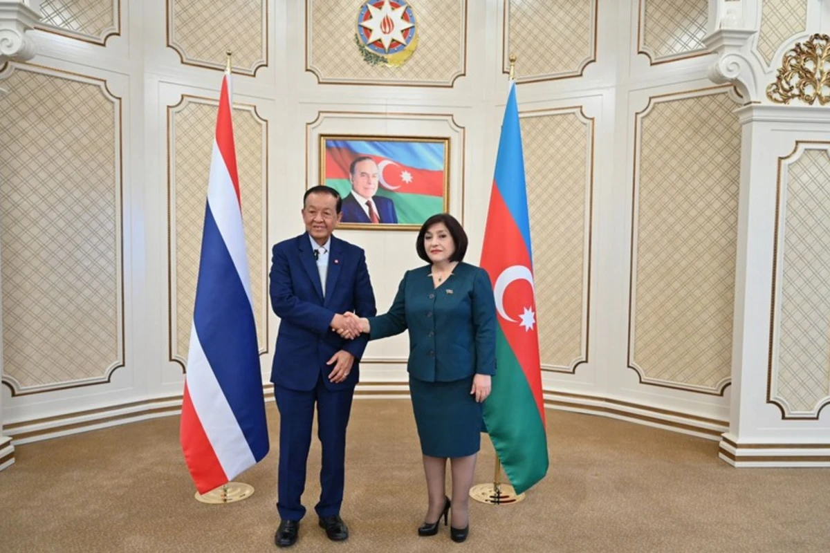 Sahibə Qafarova Tailand Krallığının Milli Assambleyasının prezidenti ilə görüşüb - FOTO