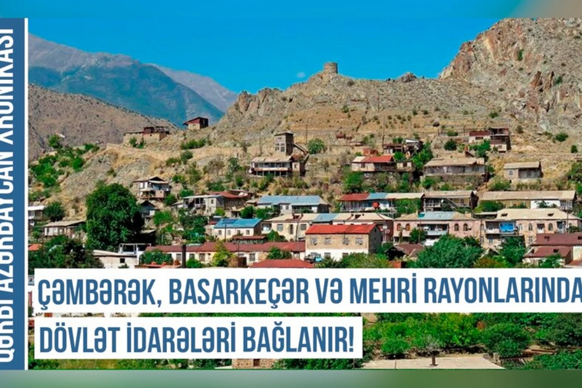 Qərbi Azərbaycan Xronikası: Çəmbərək, Basarkeçər və Mehri rayonlarında dövlət idarələri bağlanır - VİDEO Qərbi Azərbaycan Xronikası: Çəmbərək, Basarkeçər və Mehri rayonlarında dövlət idarələri bağlanır - VİDEO