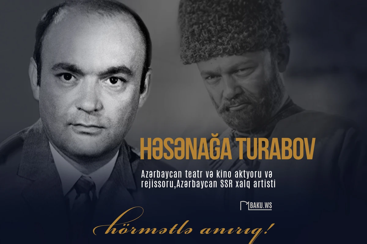 Xalq artisti Həsənağa Turabovun vəfatından 21 il ötür