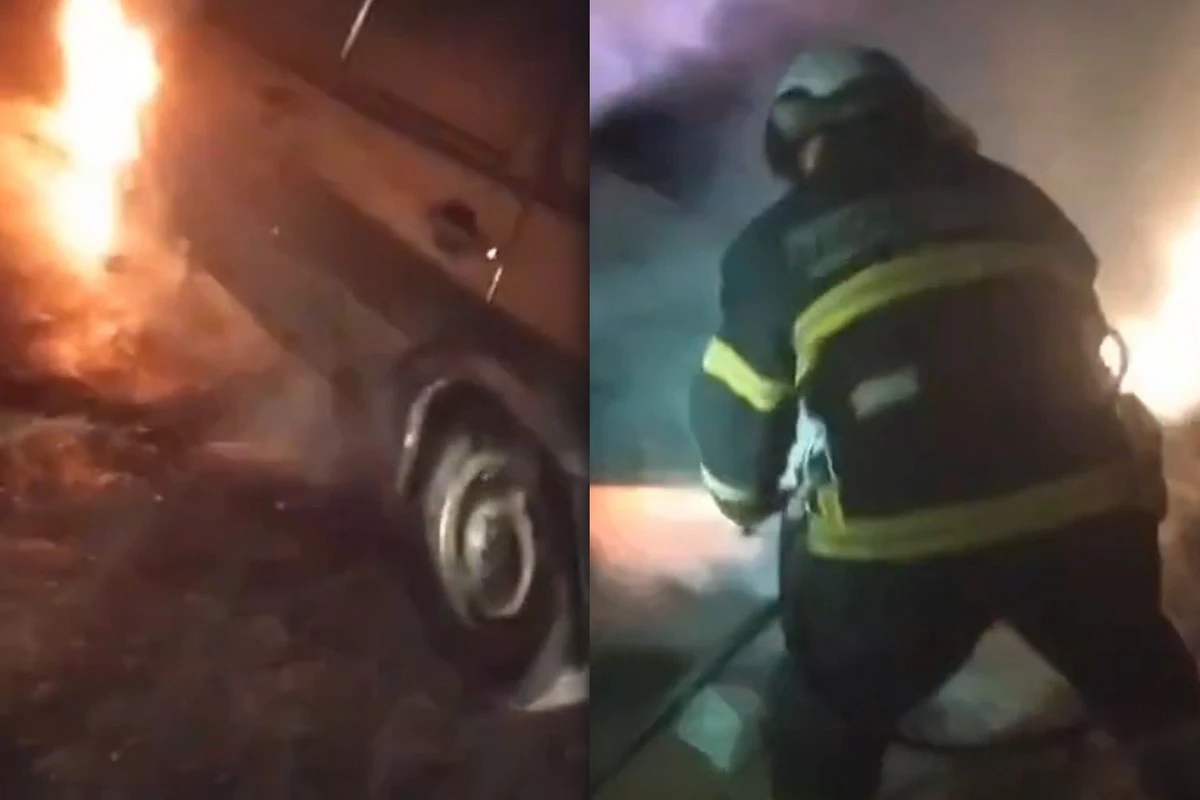 “VAZ-21015”in mühərriki alışıb - VİDEO