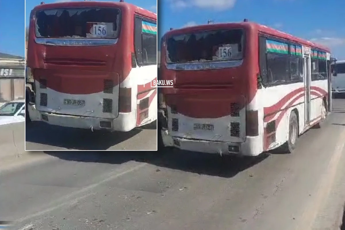 Bakıda avtobus qəzası, xəsarət alanlar var - VİDEO