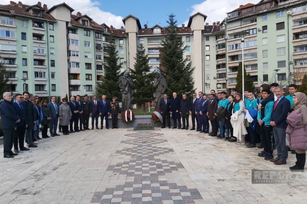 Sarayevoda Xocalı soyqırımı qurbanlarının xatirəsi anılıb - FOTO