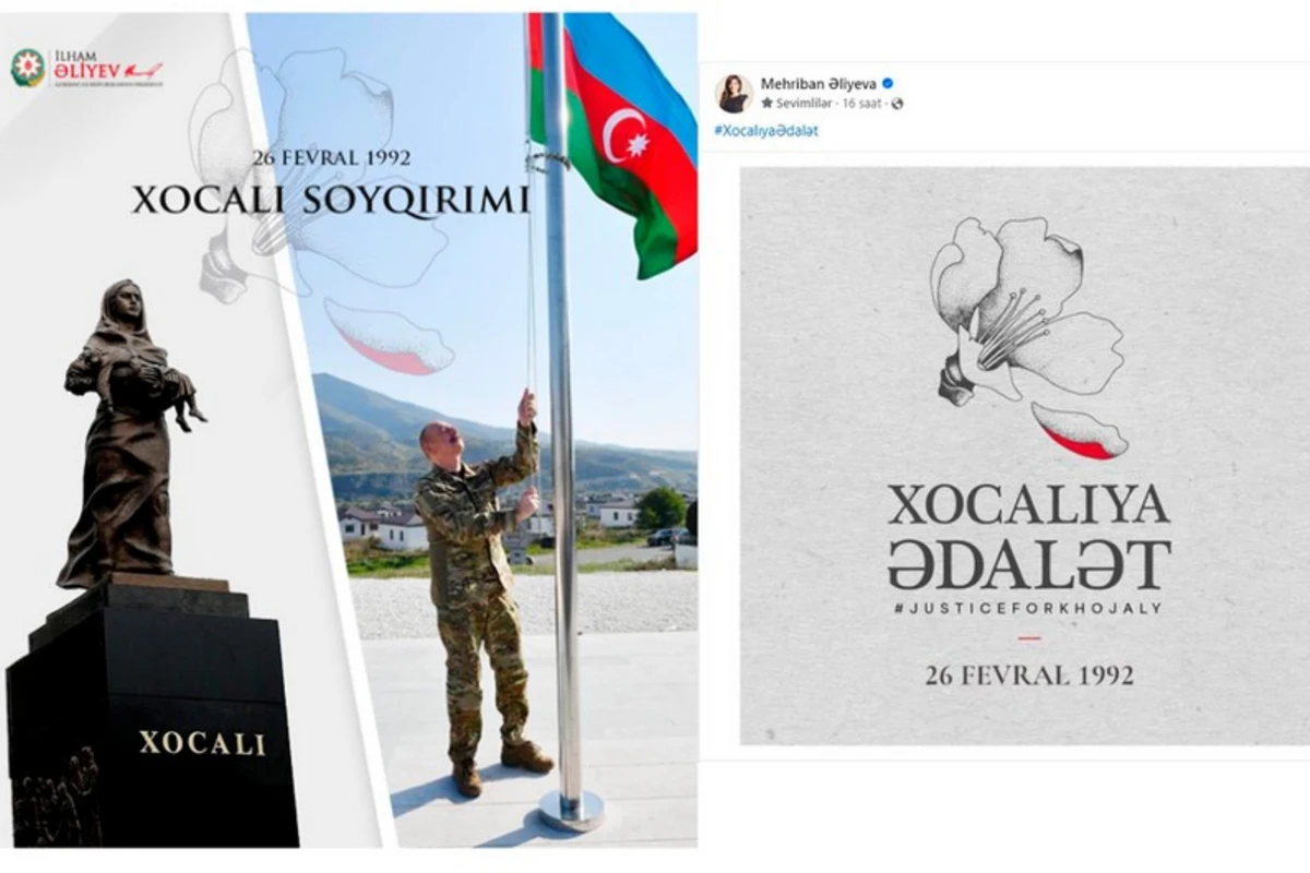 Xocalı soyqırımı ilə bağlı paylaşımlar sosial medianın trendində