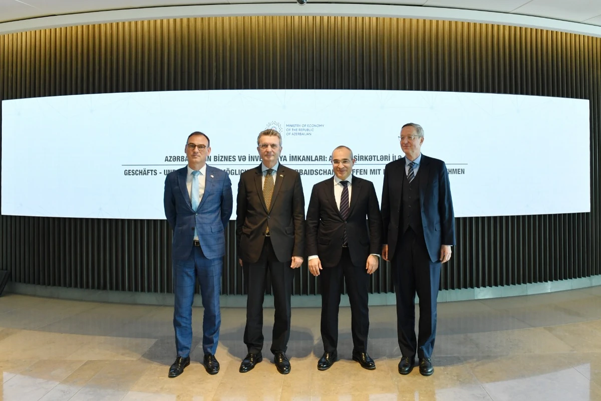 Almaniya investorları Azərbaycana sərmayə qoymağa dəvət edilib - FOTO