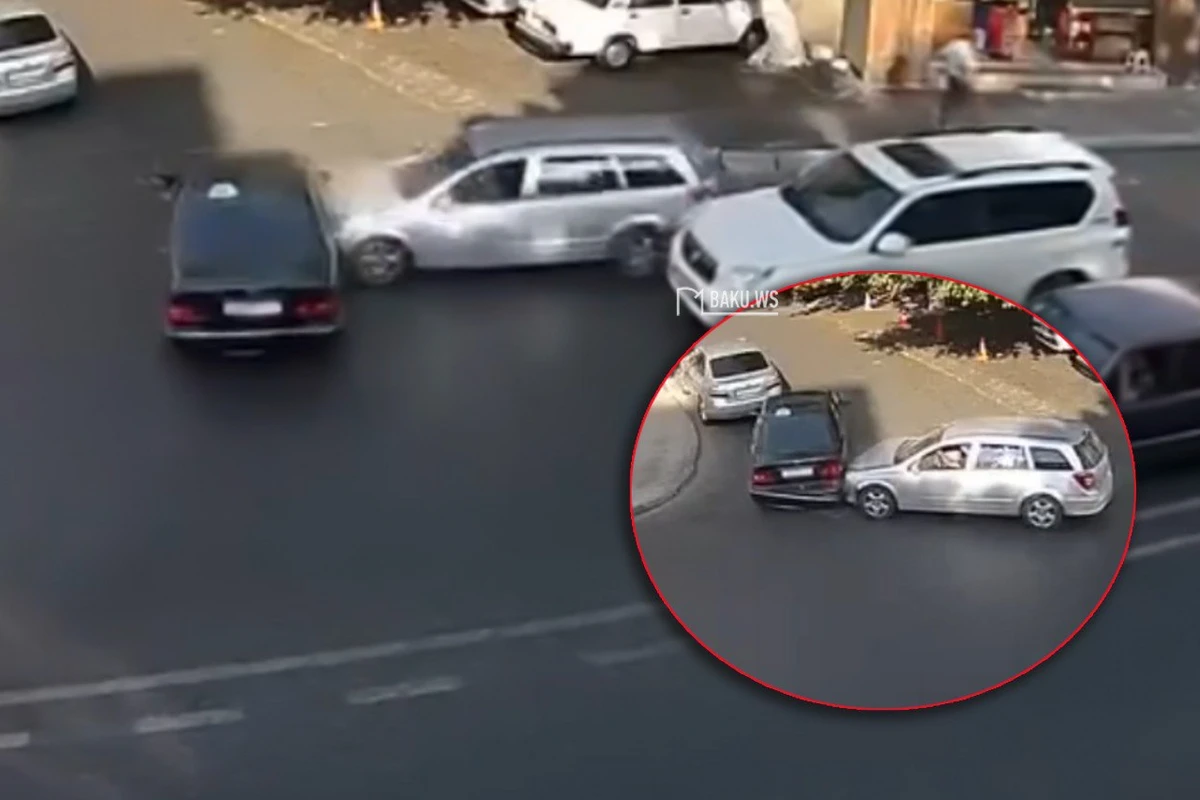 Bakıda qəzanın ANBAAN VİDEOsu